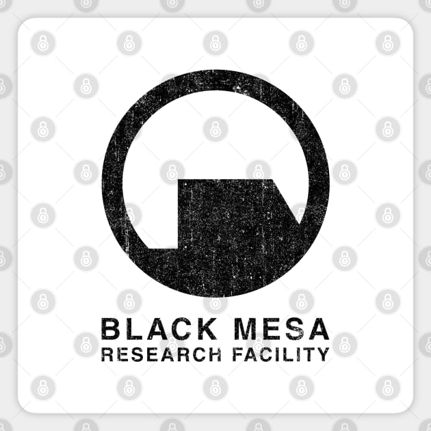 Black Mesa Research Facility (Chest Pocket) Variant Magnet by huckblade